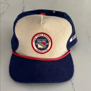 New York Rangers Corduroy Cap
